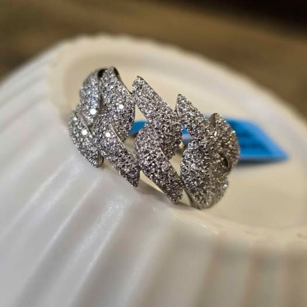 Cuban Link Ring Size 8